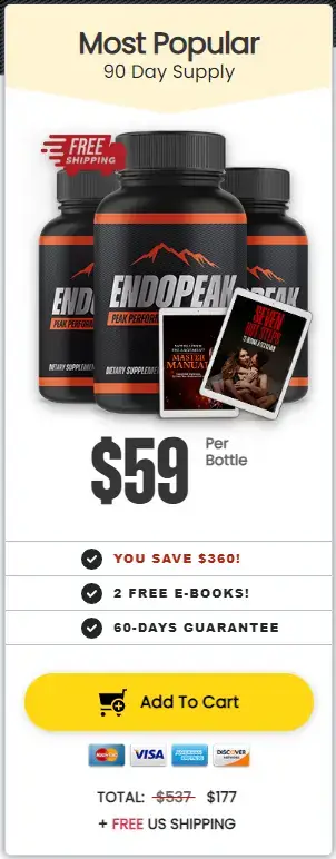 EndoPeak - 3 Bottles